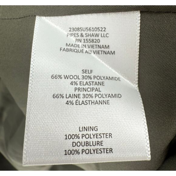 Veronica Beard Dickey Hutchinson Jacket Olive Army Green Size XL Wool Blazer NWT - Picture 10 of 13